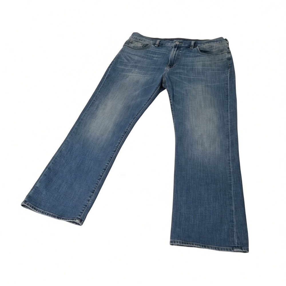 Lucky Brand 181 Relaxed Jeans Men 44x31 Blue Medium Wash Classic Straight Denim